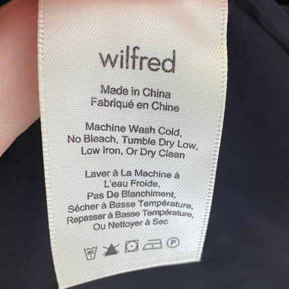 NWT Aritzia Wilfred Almeida Dress Black - Picture 10 of 12